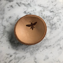 Load image into Gallery viewer, Leather + Bee Ring Bowl