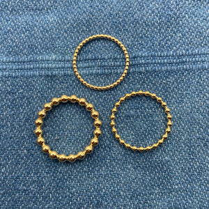 Medium Bead Ring - 14K Gold Filled