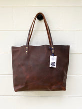 Load image into Gallery viewer, Large Worn Saddle Barn Tote