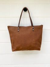 Load image into Gallery viewer, Large Tumbleweed Tote with Outside Pocket and Zipper