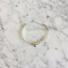 Load image into Gallery viewer, Lapis + Silver Cuff