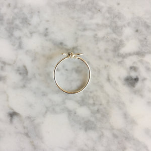 handmade sterling silver bee ring