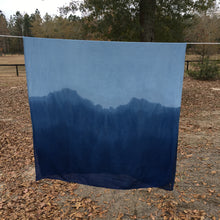 Load image into Gallery viewer, Hand Dyed Indigo Scarf