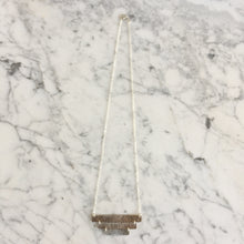 Load image into Gallery viewer, Silver Three Bar Necklace