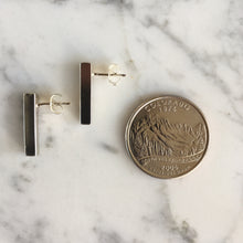 Load image into Gallery viewer, Sterling Silver Bar Studs
