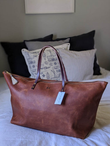 Tumbleweed - Large Leather Weekender