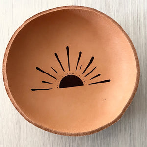 Sunrise - Leather Bowl