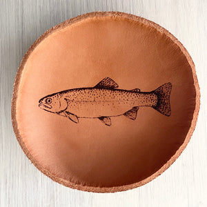 Trout - Leather Bowl