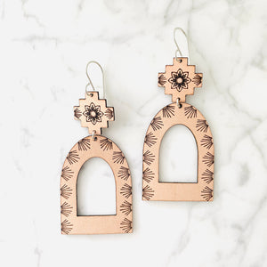 Santa Fe - Leather Earrings